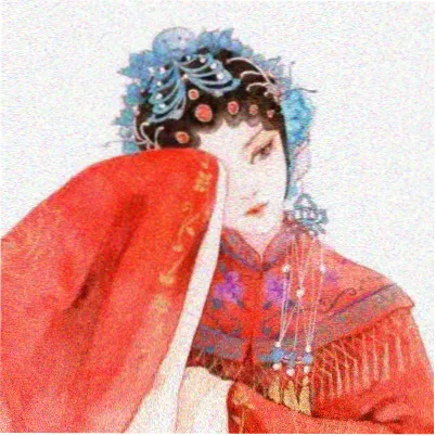 用户留言头像示意，酒红描边圆形头像